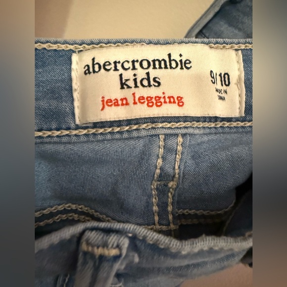 Abercrombie Kids Jean Jeggings Size 9/10 EUC - Picture 5 of 5